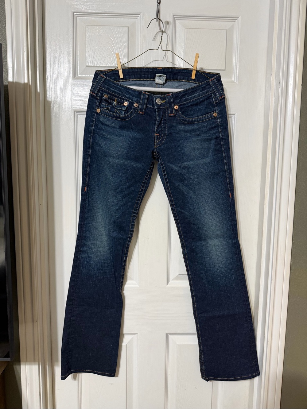 True Religion Women's Dark Blue Boot Cut Jeans